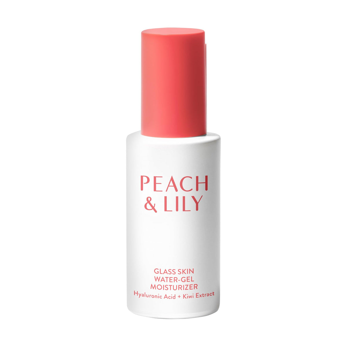 Peach & Lily front jar packaging showing product benefits and size