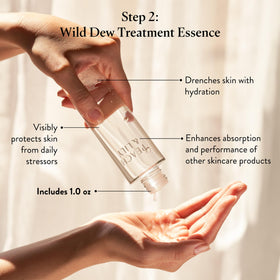 Peach & Lily Glass Skin refining serum dropper showing targeted smoothing