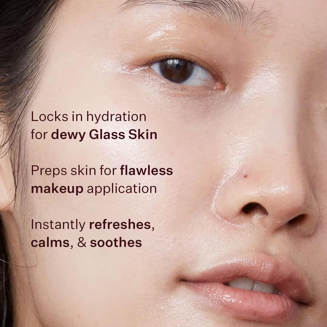 Peach & Lily droplet on skin showing texture for quick absorption