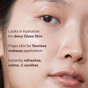 Peach & Lily droplet on skin showing texture for quick absorption