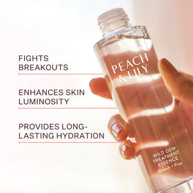 Peach & Lily close-up of watery texture demonstrating fast-absorbing hydration