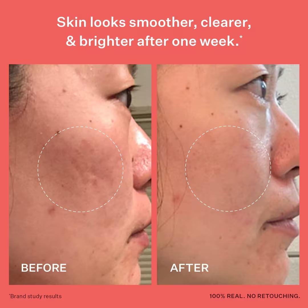 Peach & Lily applied to hand to show quick absorption and plumping