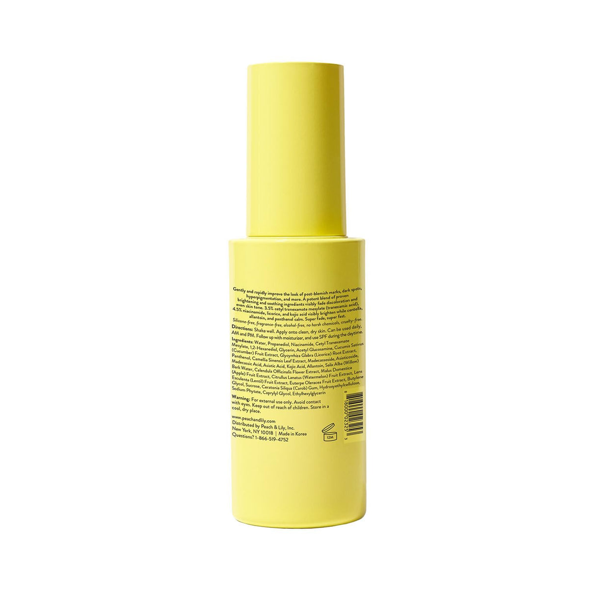 Peach Slices airless pump detail preserving active potency and hygiene