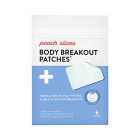 Peach Slices front packaging showing product name and six patches