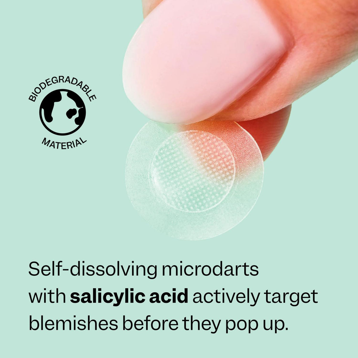 Peach Slices open blister revealing nine single-use patches