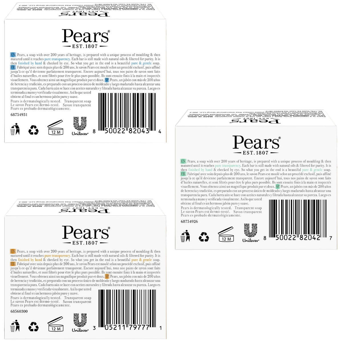 Pears close-up translucent texture highlighting gentle glycerin hydration