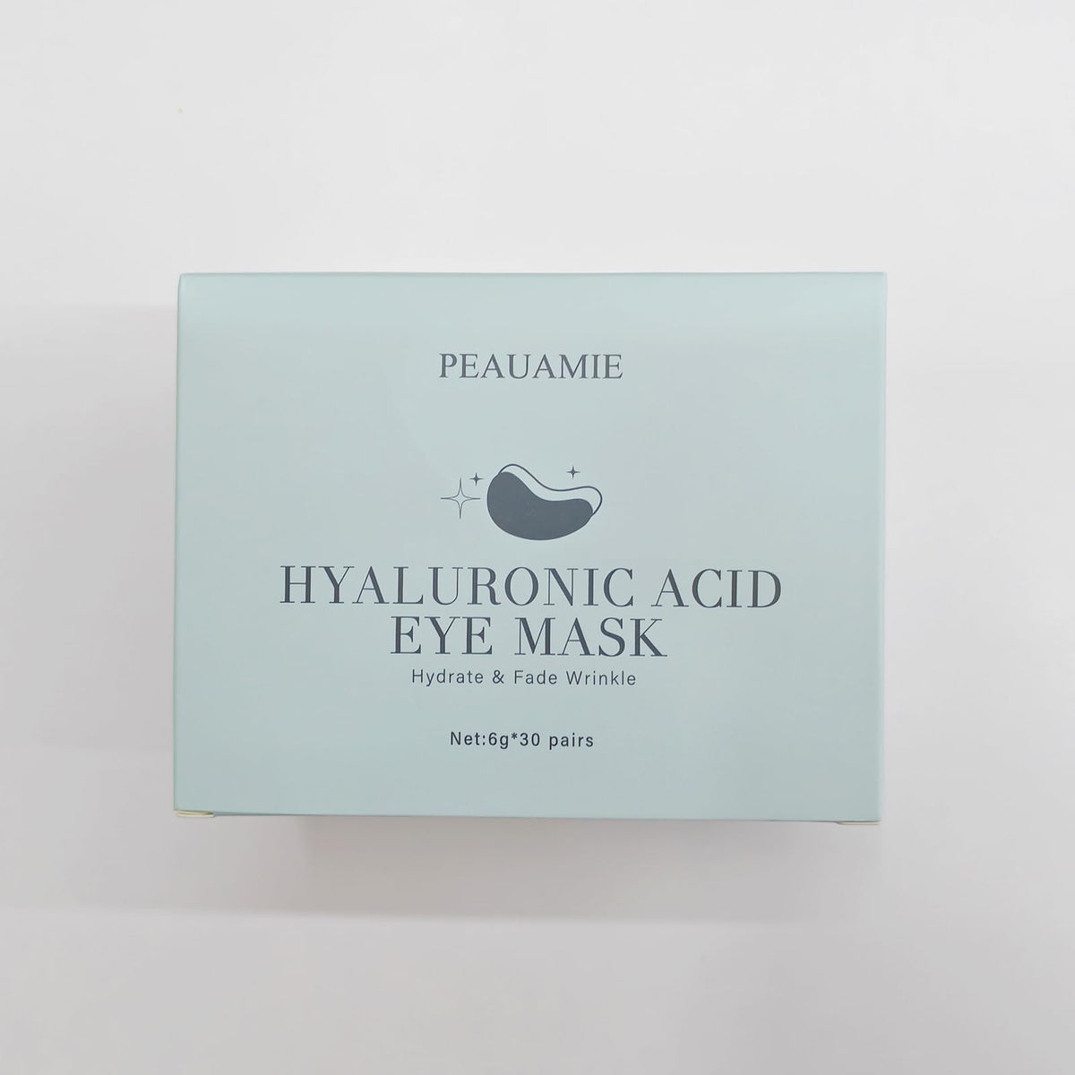 PEAUAMIE under-eye area after application showing refreshed look