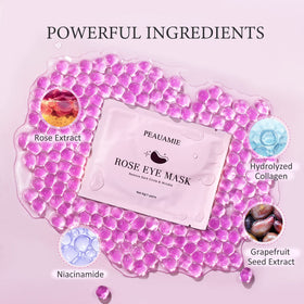 PEAUAMIE application under eye on model for quick brightening