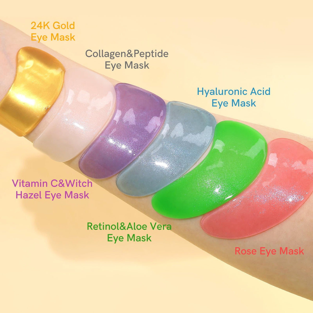 PEAUAMIE arranged ingredients showing hyaluronic acid and botanicals