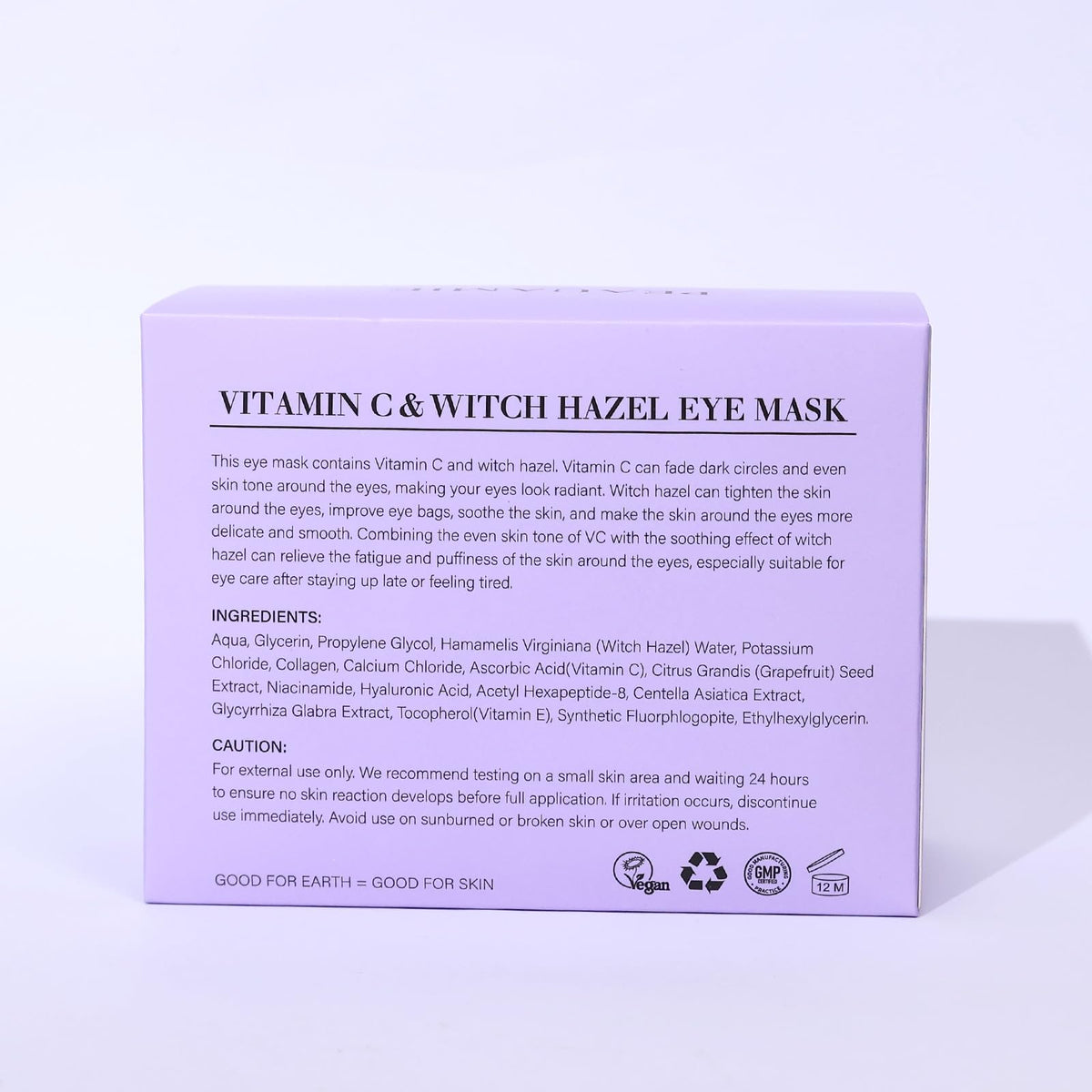 PEAUAMIE travel pouch packed for airport-ready eye care