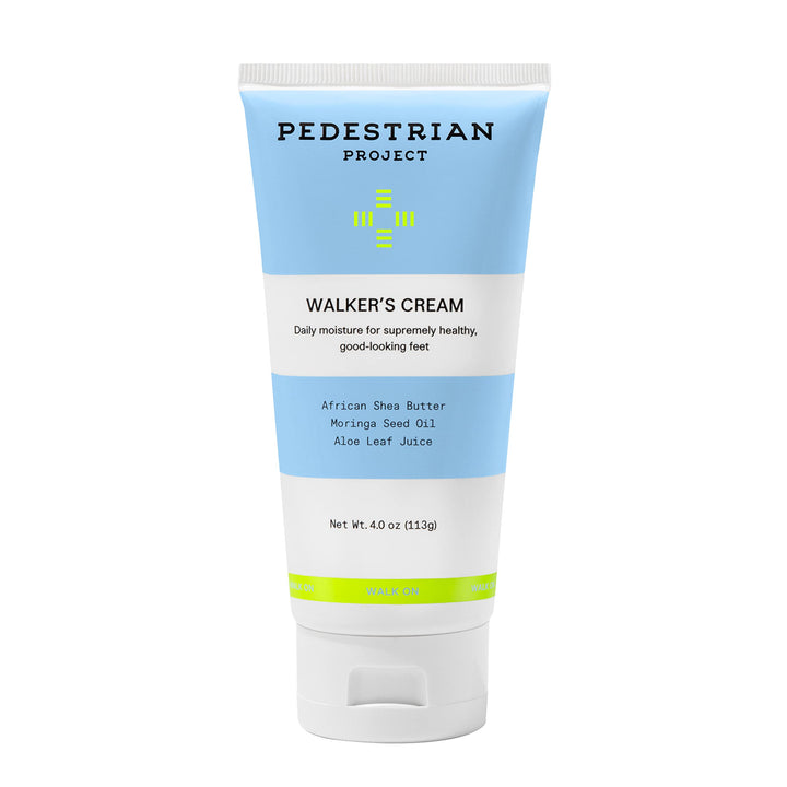 Pedestrian Project front packaging showing product and brand benefits