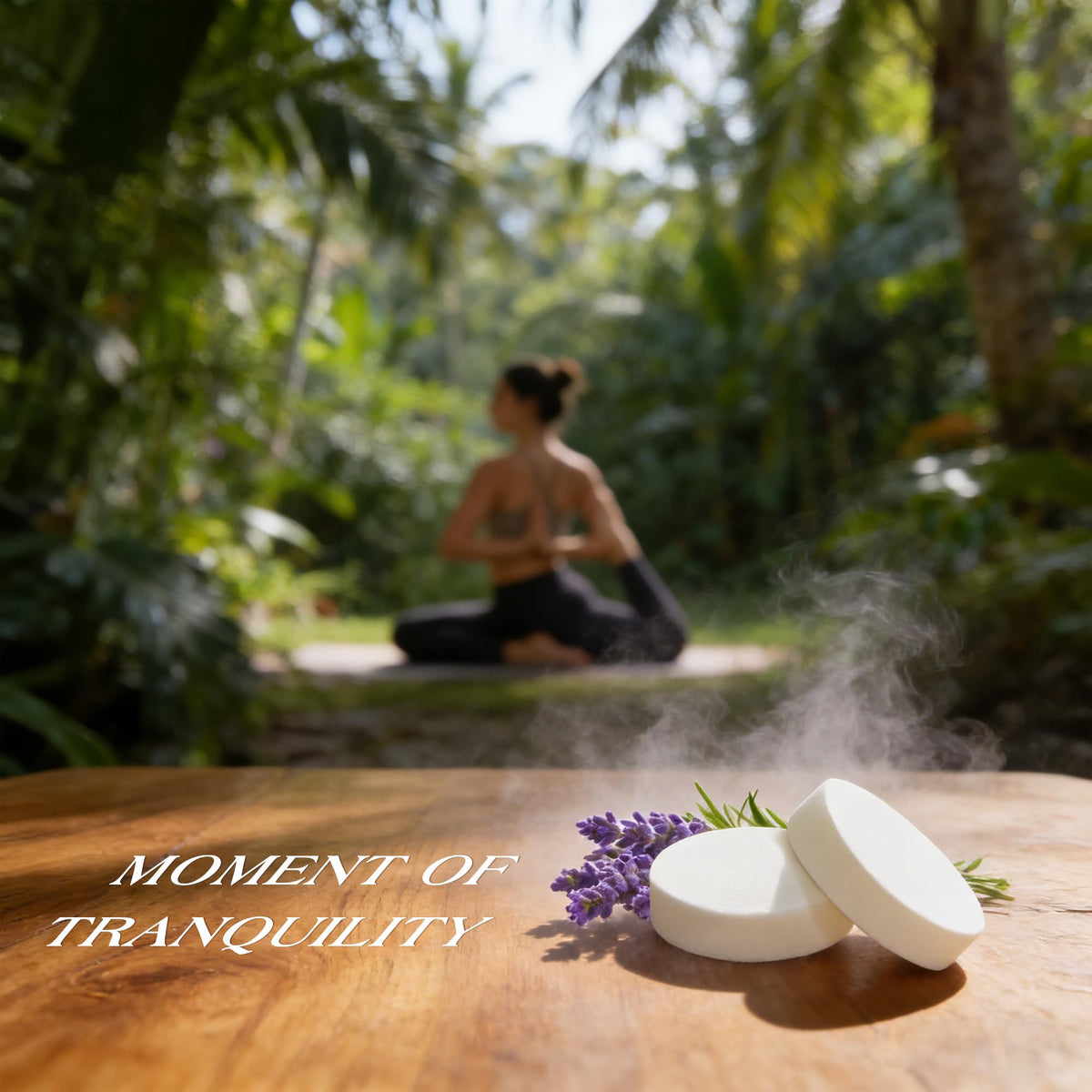peepul used during a bathroom routine for at-home spa atmosphere and relaxation