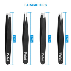 Pefei tweezer in use removing a splinter demonstrating precise control