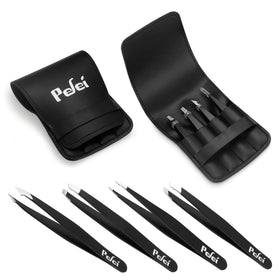 Pefei tweezers on a bathroom vanity indicating grooming convenience