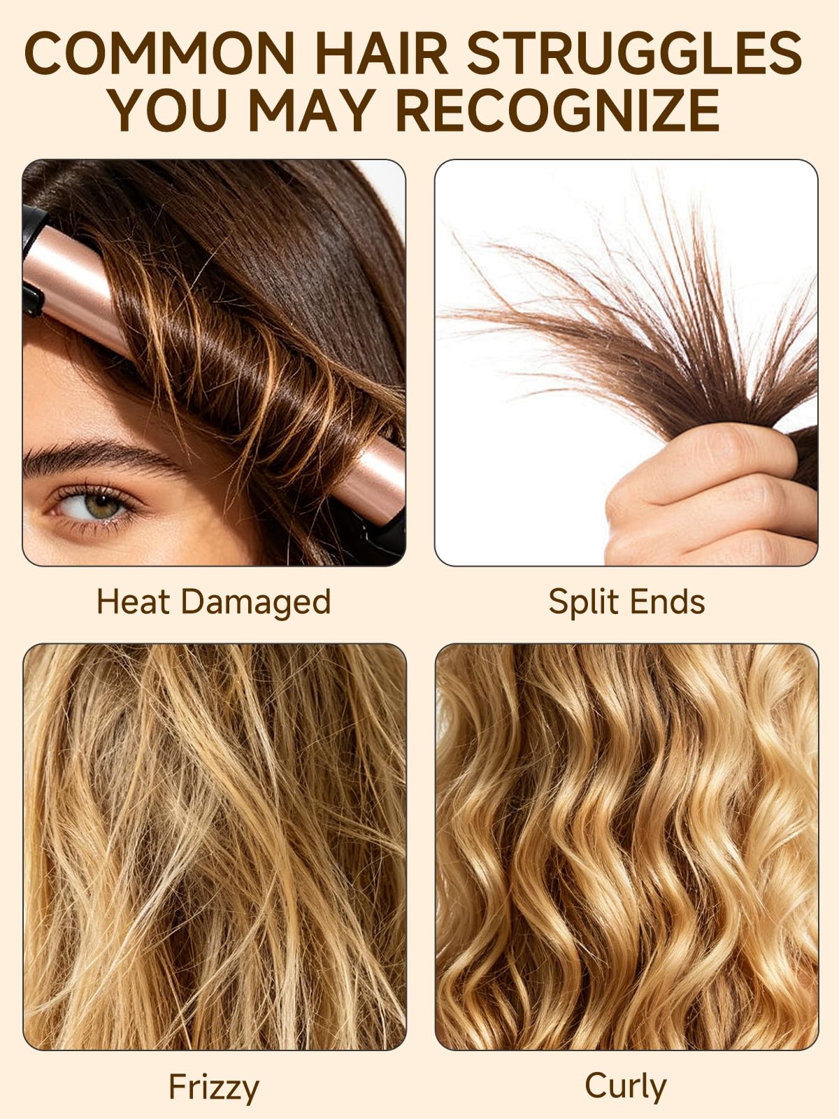 pekinly hair before and after comparison demonstrating improved shine