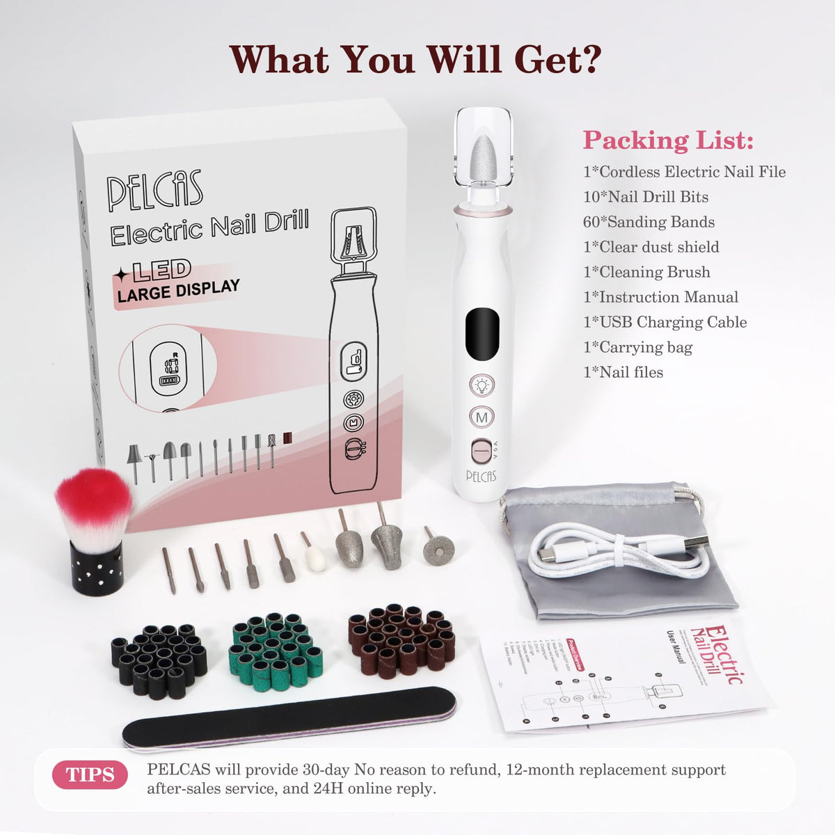 PELCAS carrying bag with accessories for tidy storage and travel convenience