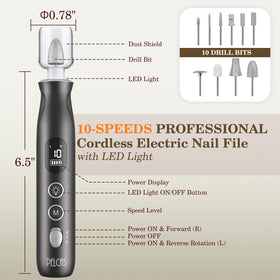 PELCAS device in use on fingernails demonstrating precision and comfort