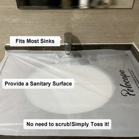 Pelocapa full liner spread across sink for wide coverage benefit
