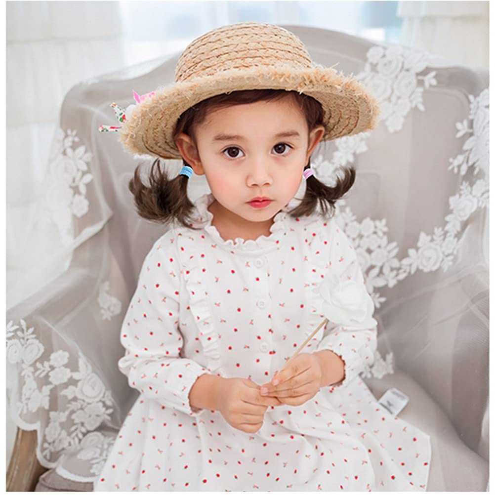 Pengxiaomei hair ties in a kids' play scene showing bright colors and durable everyday use benefit