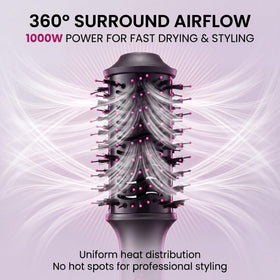 PENUIO in-use drying medium-length hair delivering quick blowout