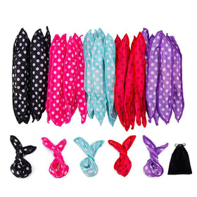 peony man front packaging showing 30 colorful foam curlers and storage bag, travel-friendly