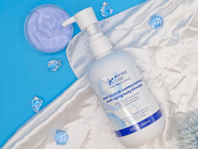 PeptideLabz bottle on bathroom shelf illustrating everyday routine use