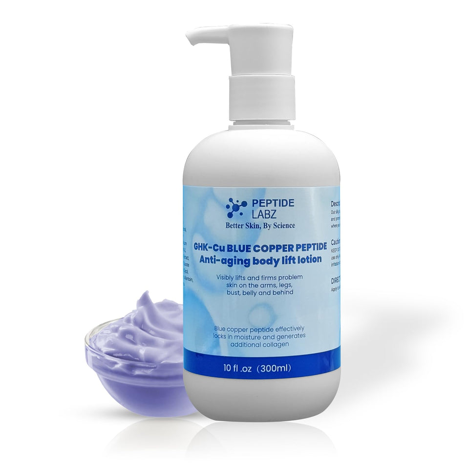 PeptideLabz front bottle showing product identity and fast-absorbing benefit