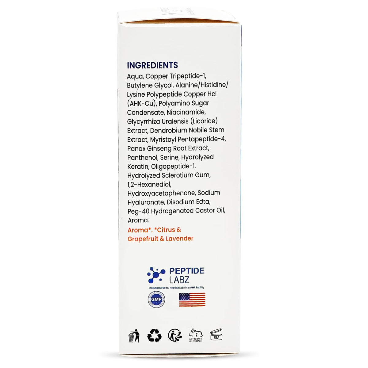 PeptideLabz application on scalp demonstrating targeted delivery and easy massage benefit