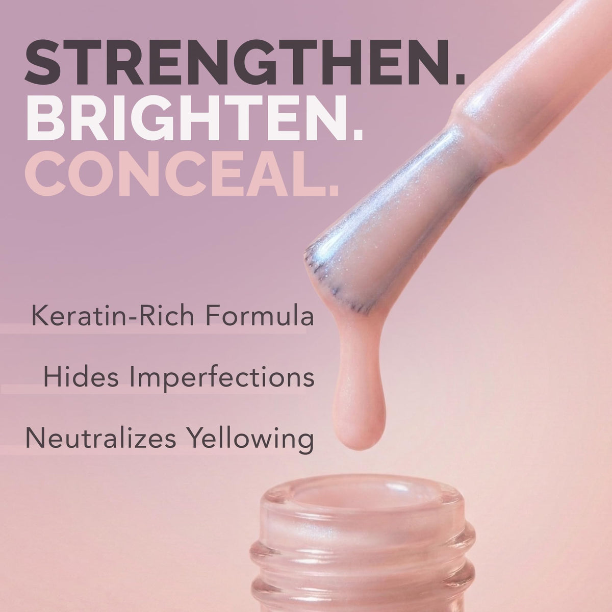 Perfect Formula brush applicator demonstrating smooth even coat for quick application