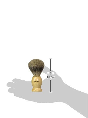 Perfecto shaving brush staged in bathroom for elegant everyday routine