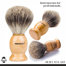 Perfecto synthetic bristles close-up showing soft texture and quick-dry fibers