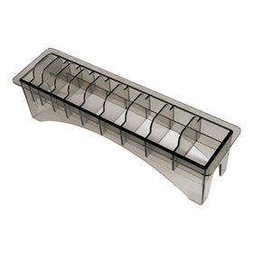 Perfitech front view of organizer showing 10 slots and tidy guards - professional storage