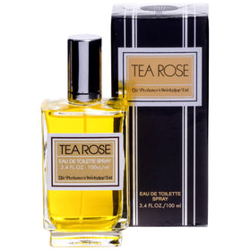 Perfumer's Workshop front packaging showing boxed 3.4 oz bottle and elegant appeal