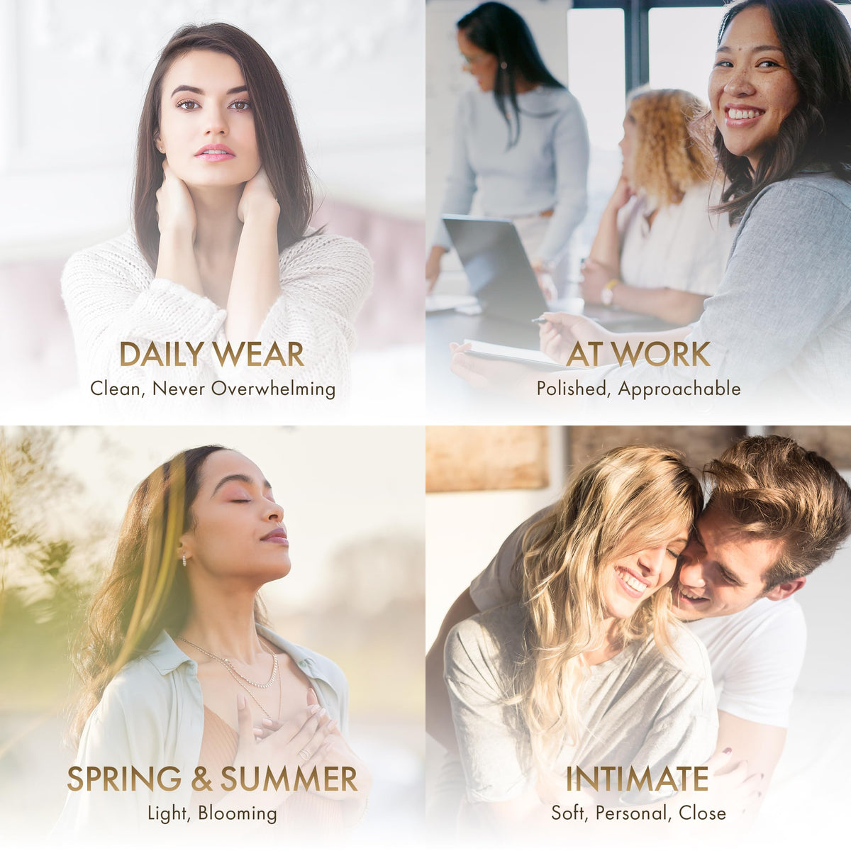 Perfumer's Workshop on a vanity in lifestyle scene suggesting everyday wearable elegance