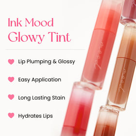 Peripera applicator close-up displaying smooth wand for precise, even application