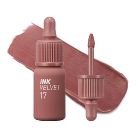 Peripera front packaging showing rosy nude tint and easy selection benefit