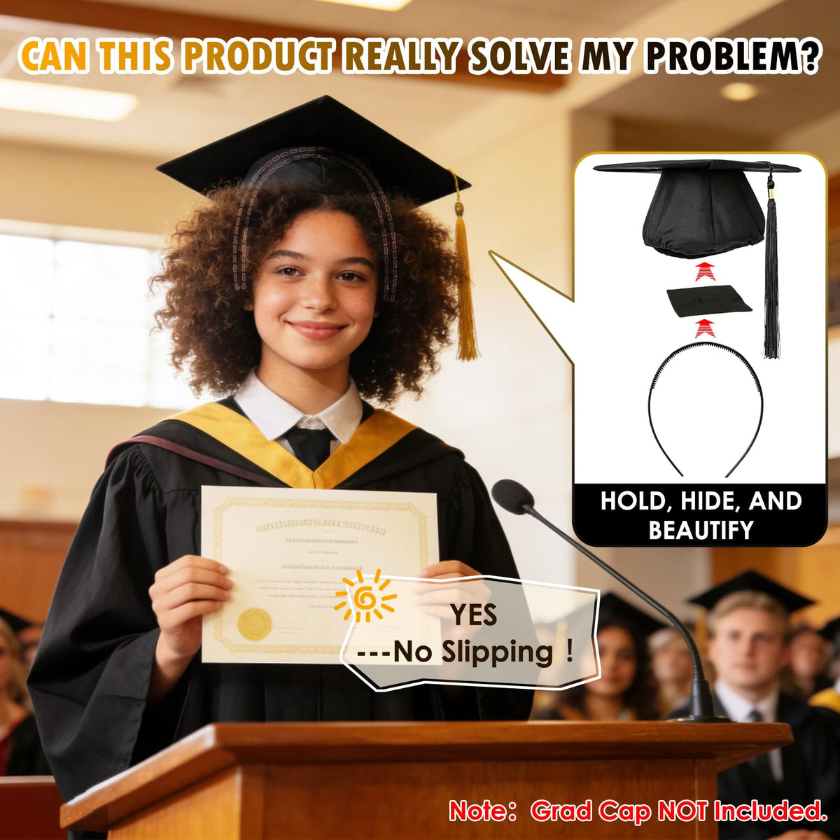 PerldVerge black band profile providing reliable anti-slip support