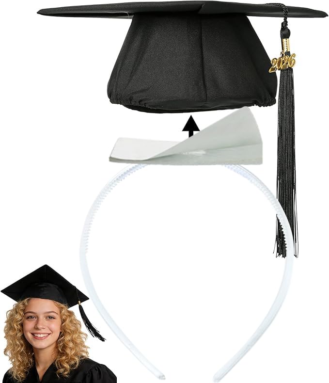 PerldVerge clear headband insert front view showing discreet hold