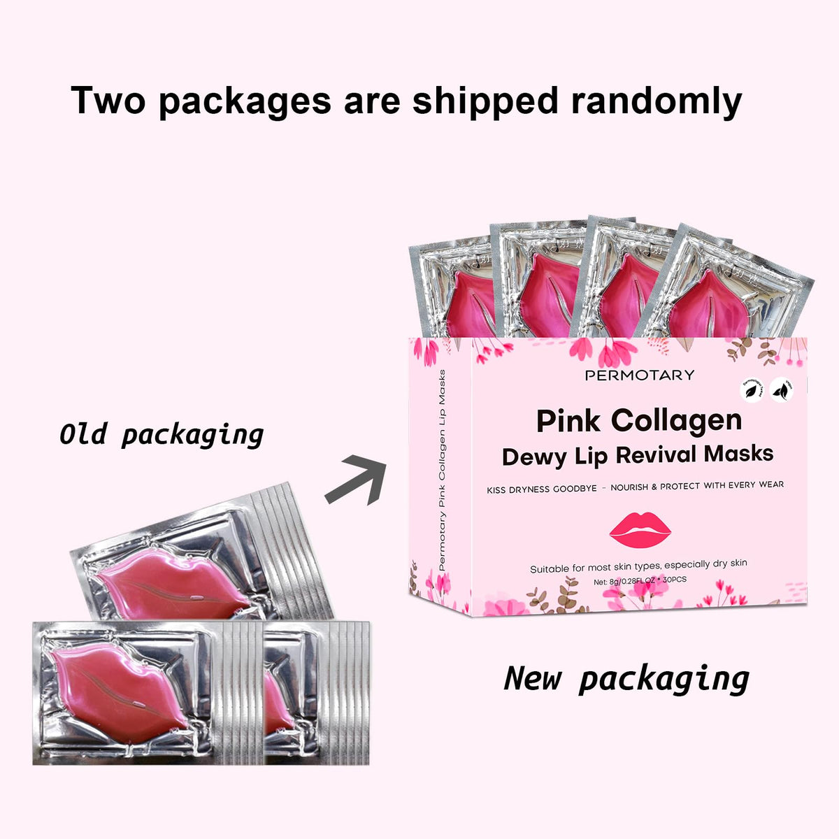 Permotary lip masks on vanity showing gifting and self-care setup