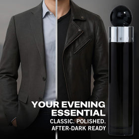 Perry Ellis fragrance mist and atomizer illustrating application ease