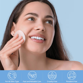 Persbeay ingredient visual featuring glycolic acid and Centella to show ingredient benefits