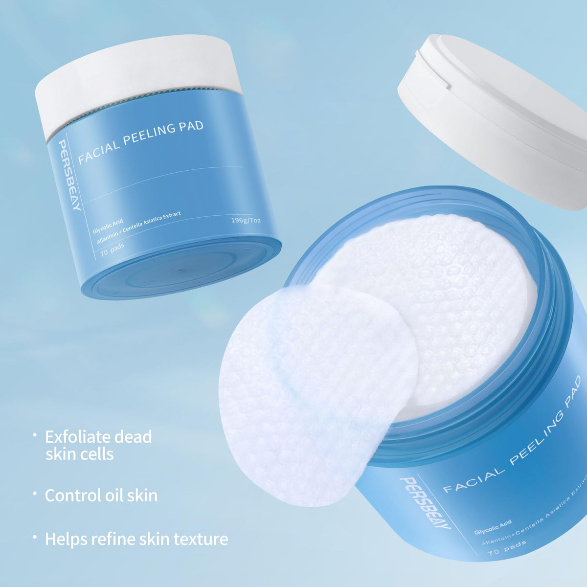 Persbeay tweezers lifting pad to show hygienic application and tidy usage