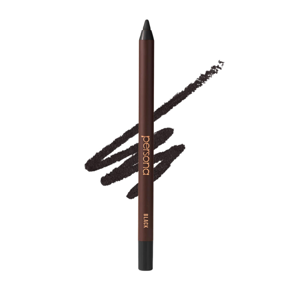 PERSONA eyeliner front packaging showing sleek pencil and color payoff