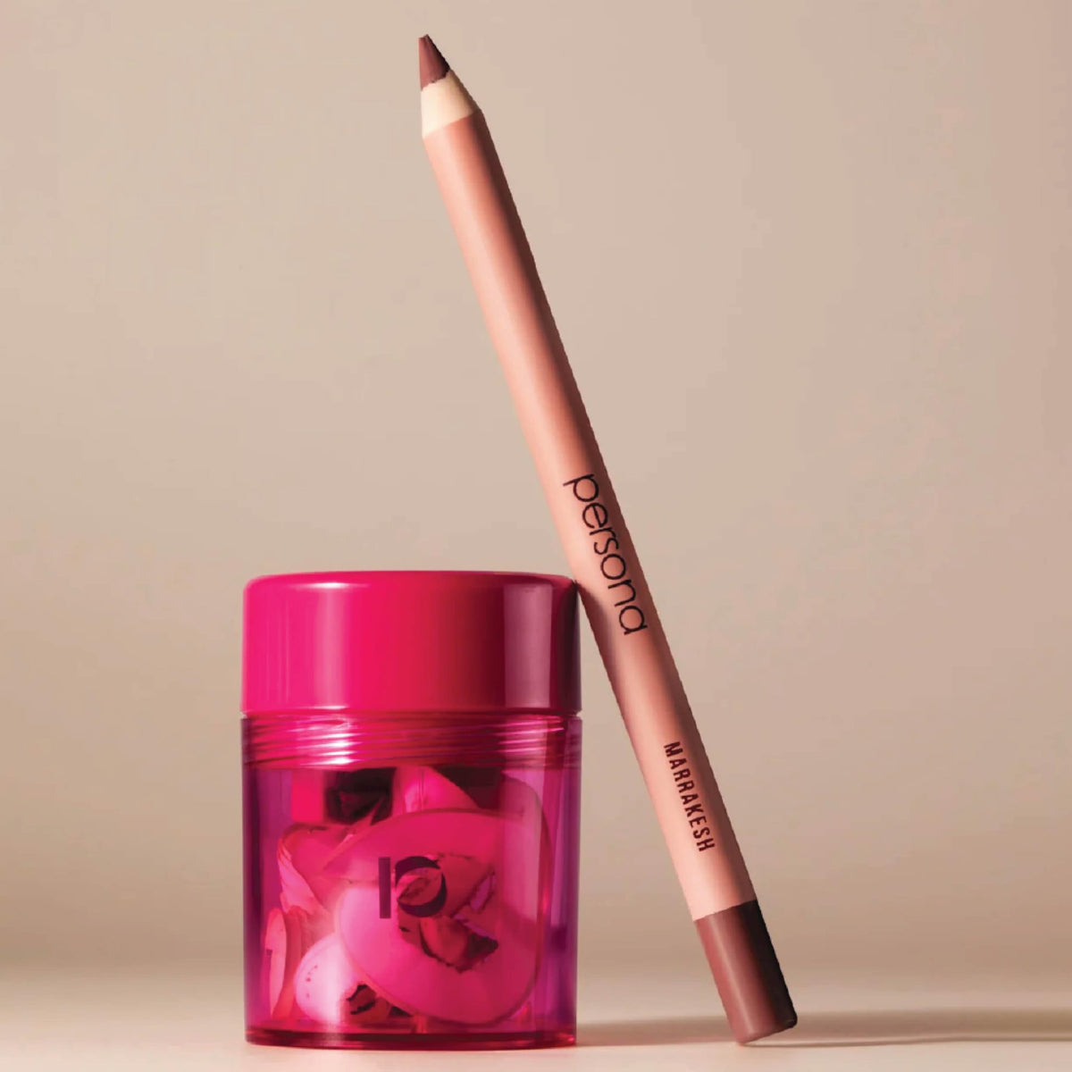 PERSONA with eye pencil showing fine tip creation for controlled eyeliner application