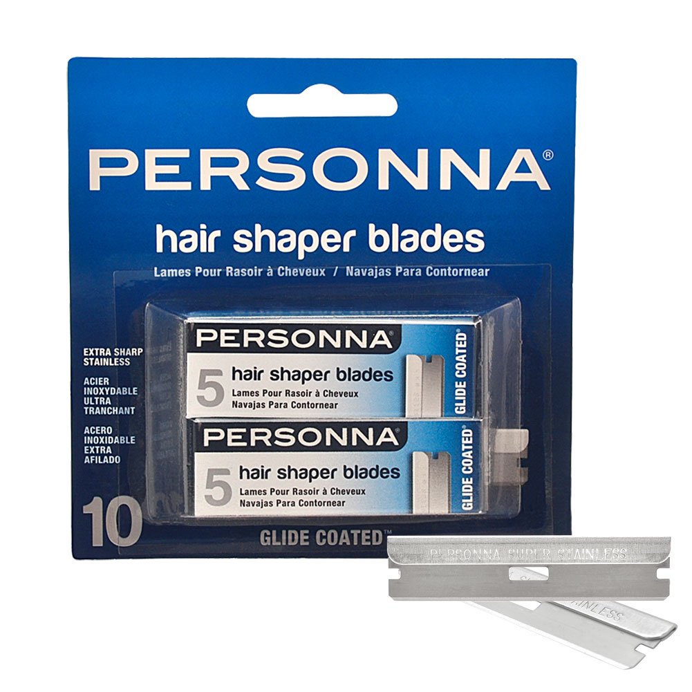 Personna front packaging showing 10 blades and brand clarity for quick replacement