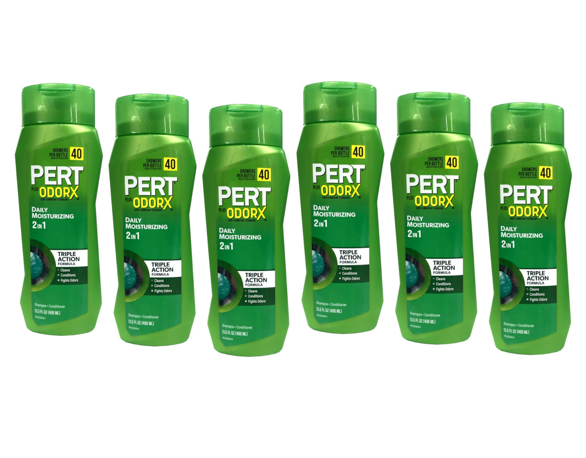 Pert brand front bottle view showing label and easy-use benefit