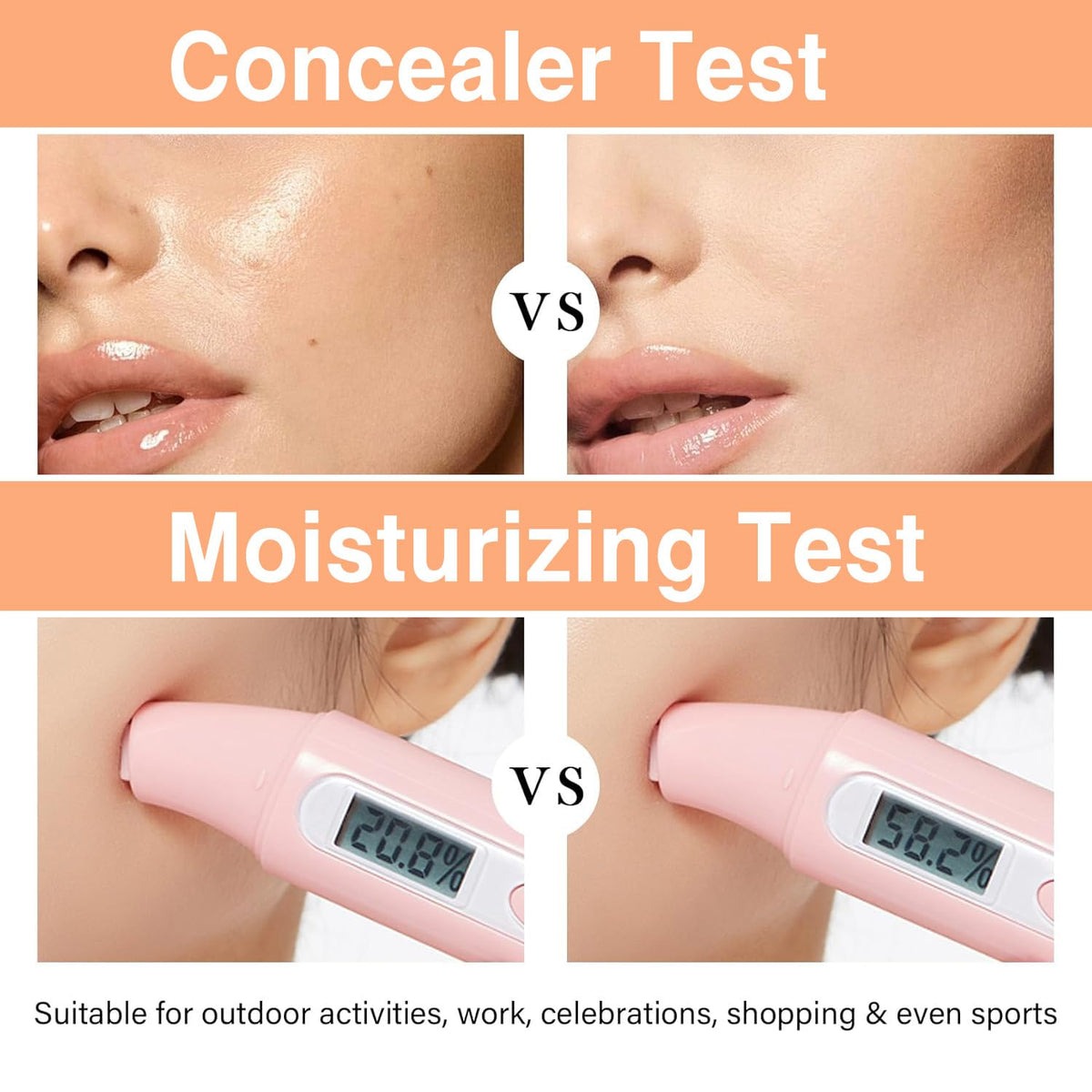 PERVALA foundation brush bristles detail for precise blending benefit