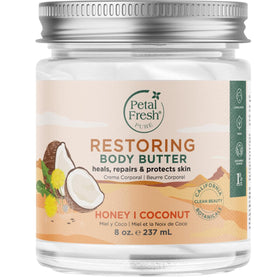 Petal Fresh front-jar view showing clean packaging and easy scoop benefit