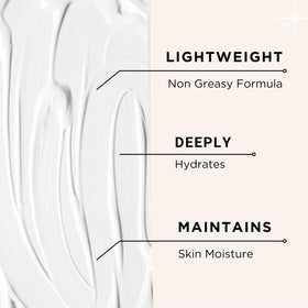 Petal Fresh hand spreading body butter showing instant hydration benefit