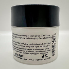 Pete & Pedro clay placed on bathroom counter in lifestyle grooming setting